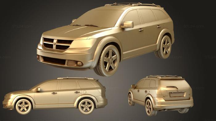 Автомобили и транспорт (Dodge Journey 2009, CARS_1300) 3D модель для ЧПУ станка